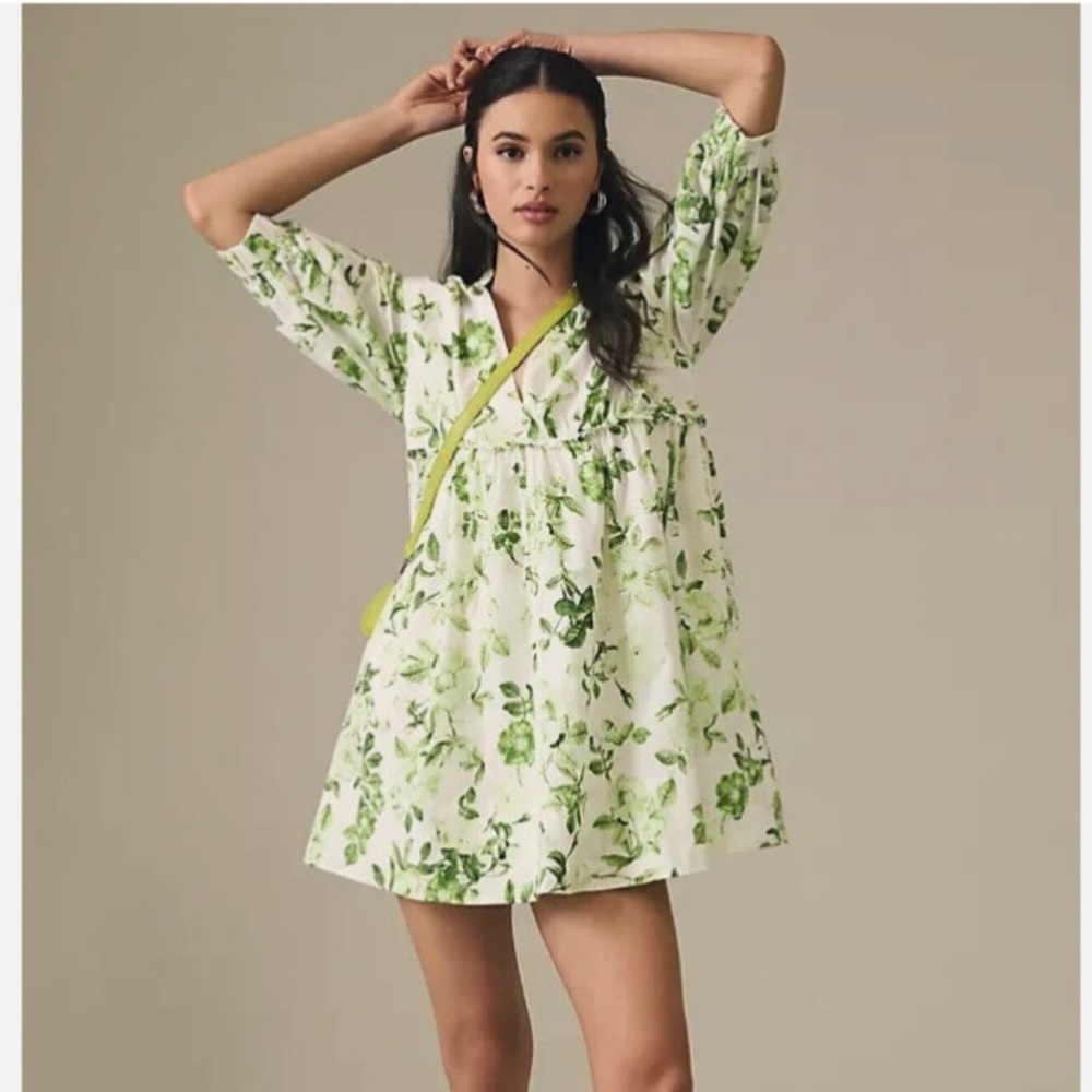Anthropologie Maeve v-neck Tunic Dress size M
